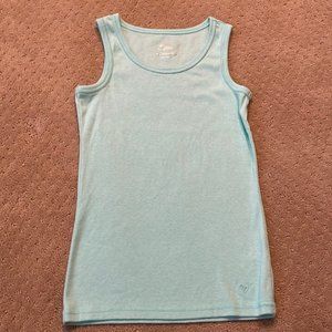 girls teal tank top , girls size 10 teal tank top
